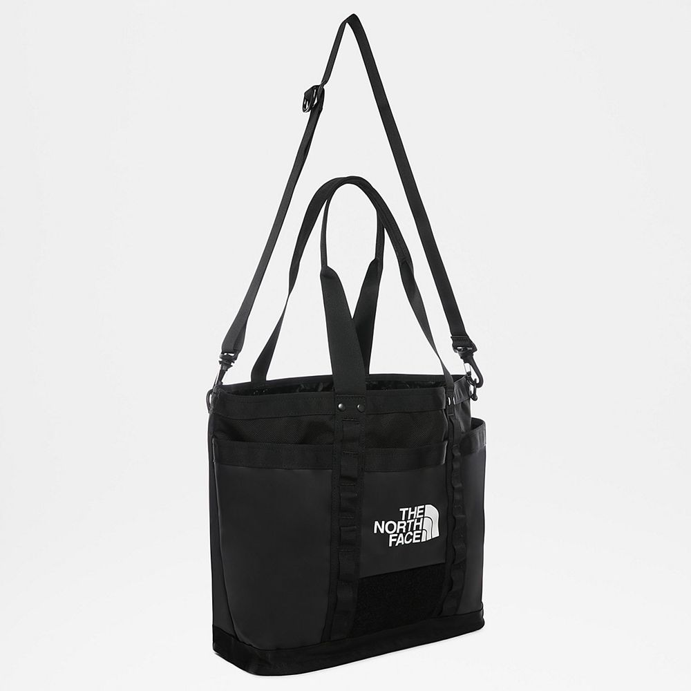 The North Face Tote Bag Womens Australia - The North Face Explore Utility Black (OBJ-596382)